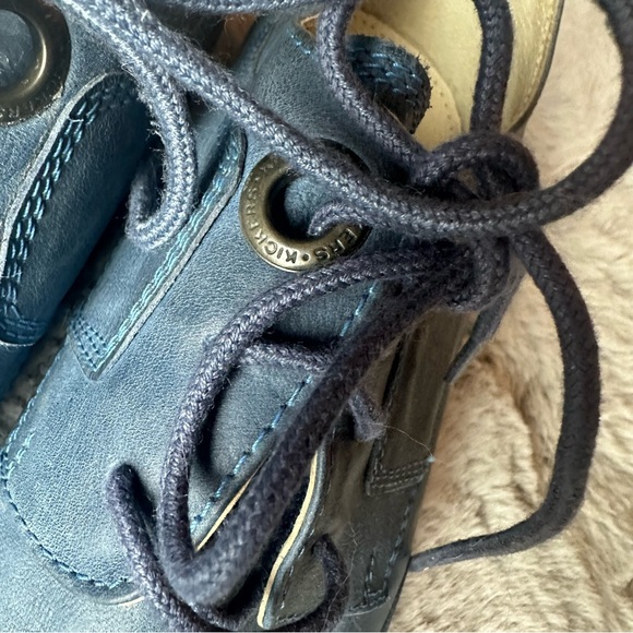 Kicker’s Light Blue Leather Stitching Men’s Lace Up Oxford Shoes Size 10 *Flaw* - Picture 7 of 15